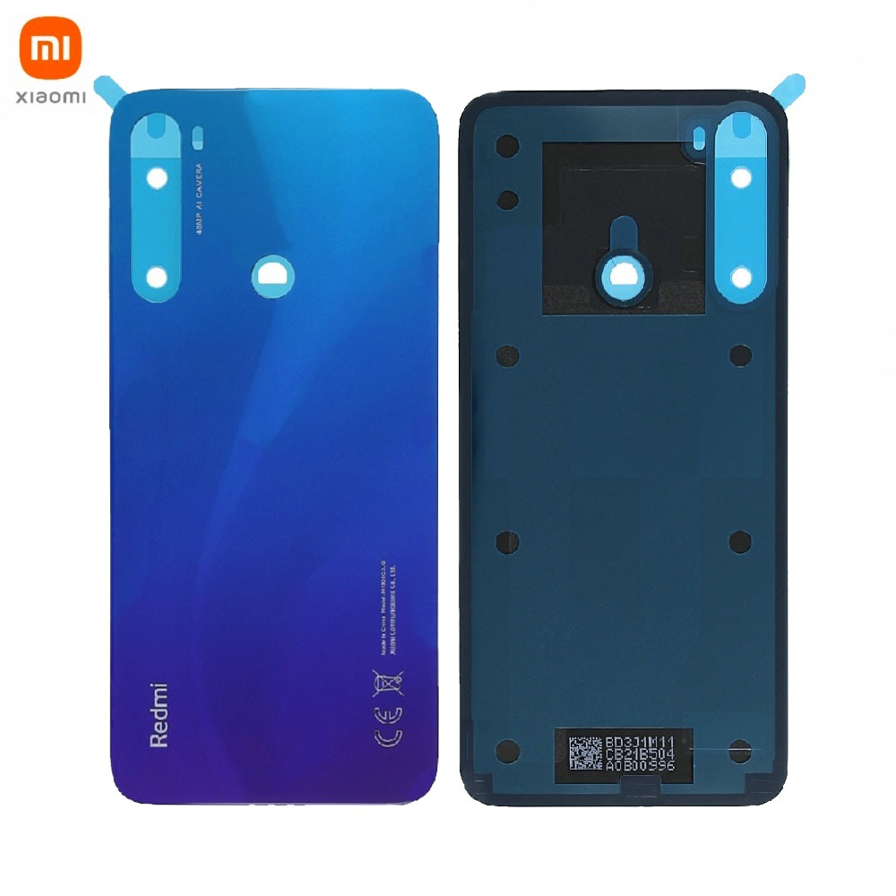Vitre arrière Xiaomi Redmi Note 8 2021 – Bleu neptune – Original