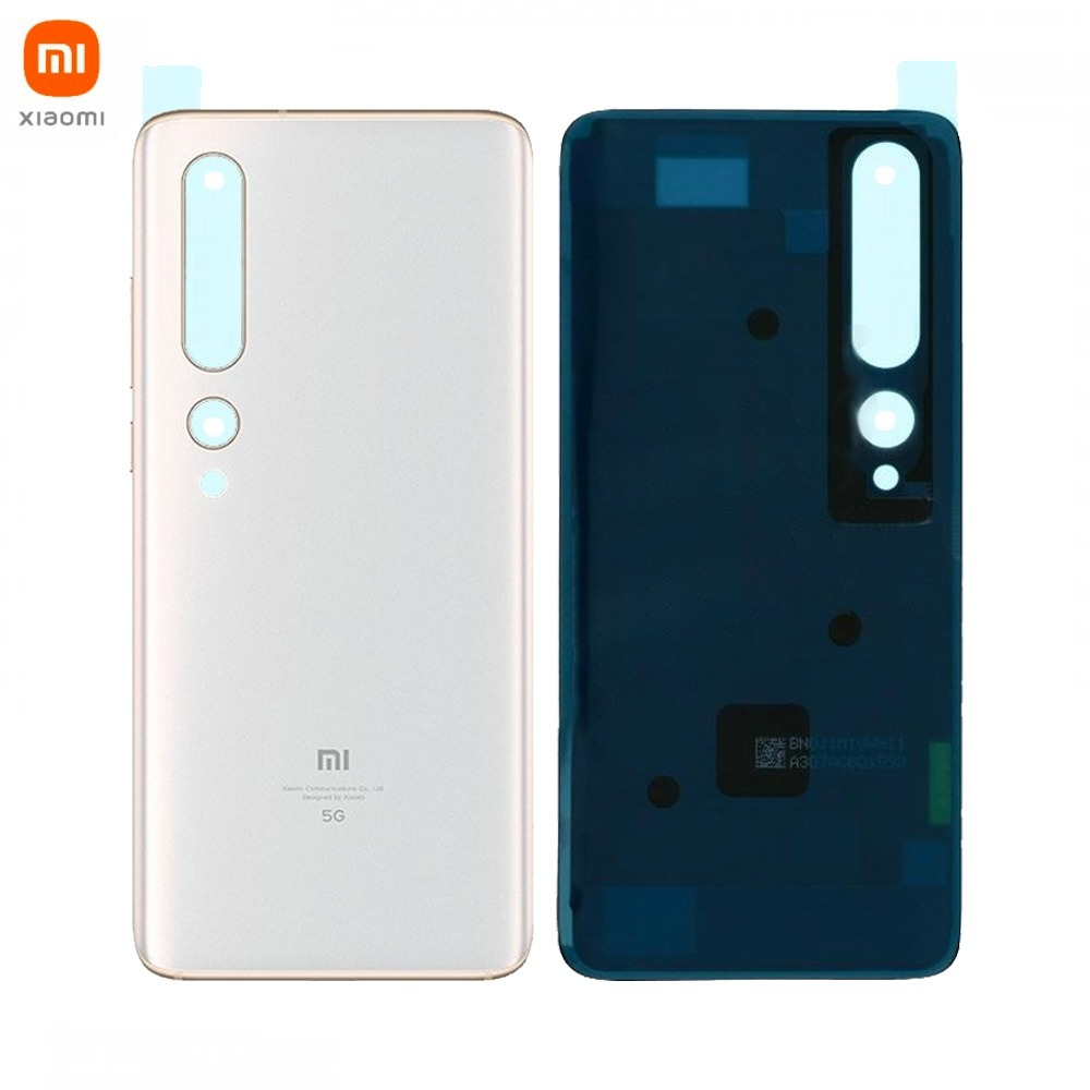 Vitre arrière Xiaomi Mi 10 Pro – Blanc alpin – Original