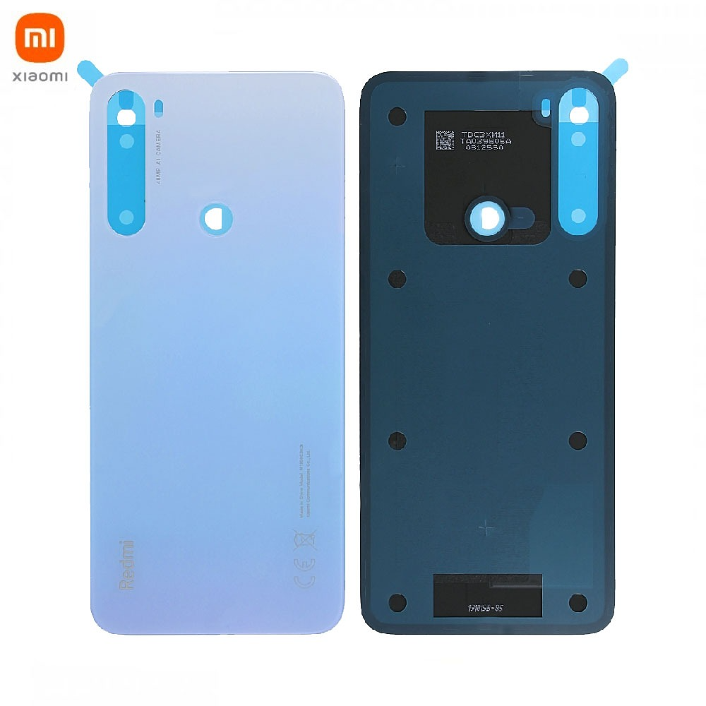 Vitre arrière Xiaomi Redmi Note 8T – Blanc lunaire – Original