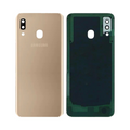 Vitre arrière Galaxy A20 – Or – Compatible Premium