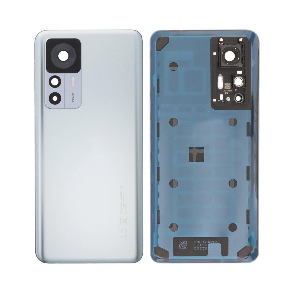 Vitre arrière Xiaomi 12T – Gris – Compatible Premium