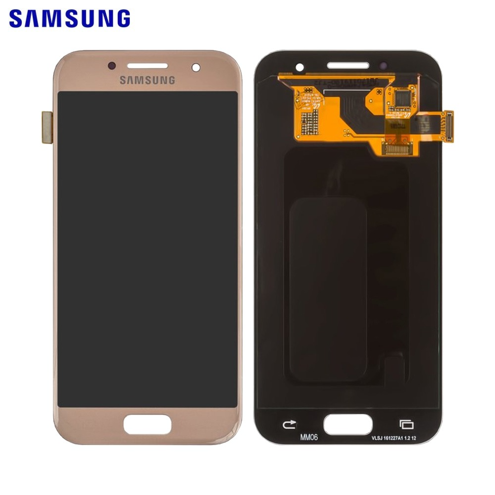 Écran complet Galaxy A3 2017 – Rose – Original Samsung (Service Pack)