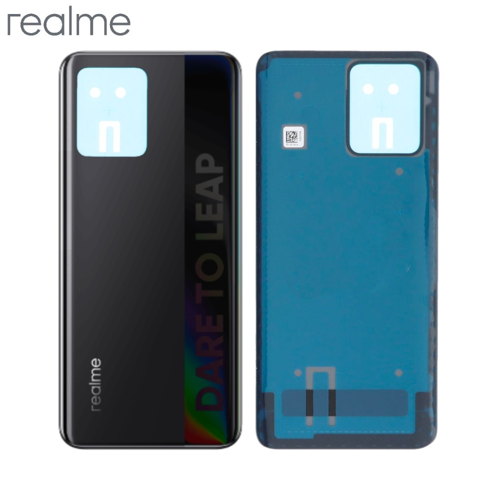 Vitre arrière Realme 8 – Noir cyber – Original