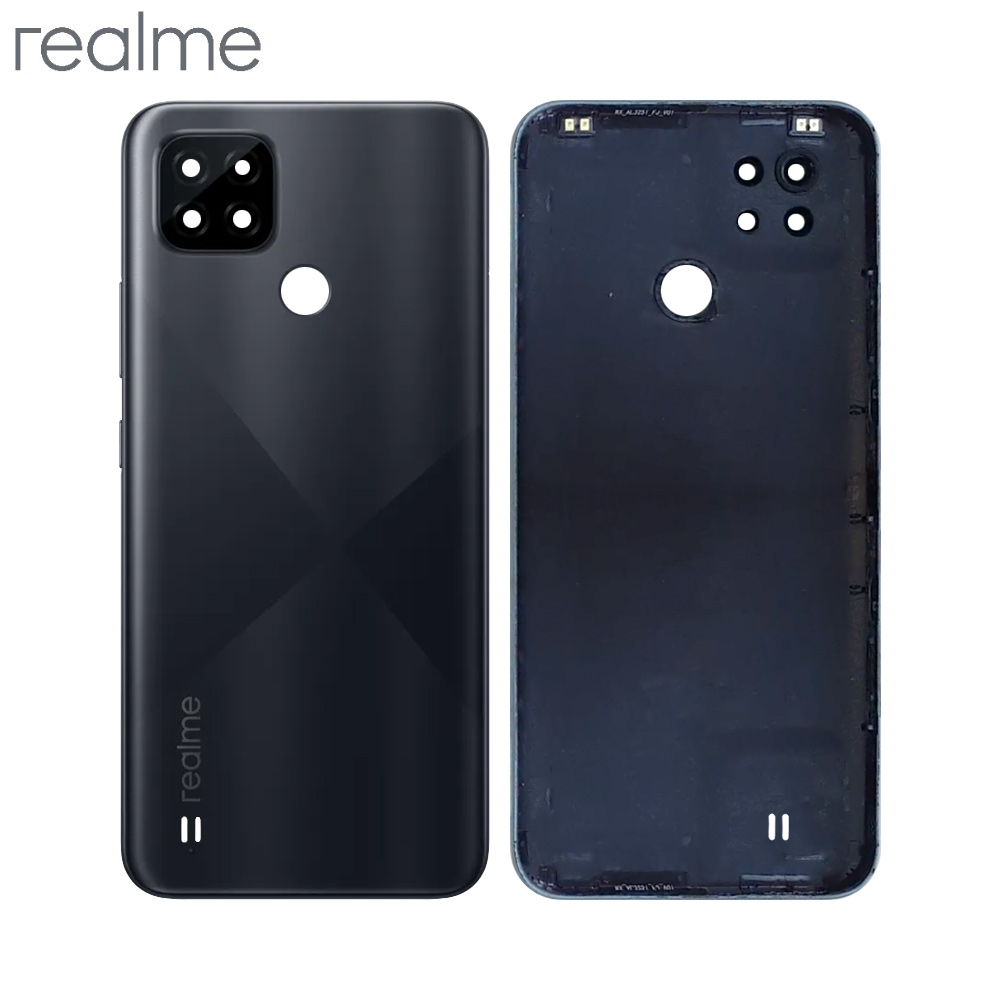 Vitre arrière Realme C21 – Noir brume – Original