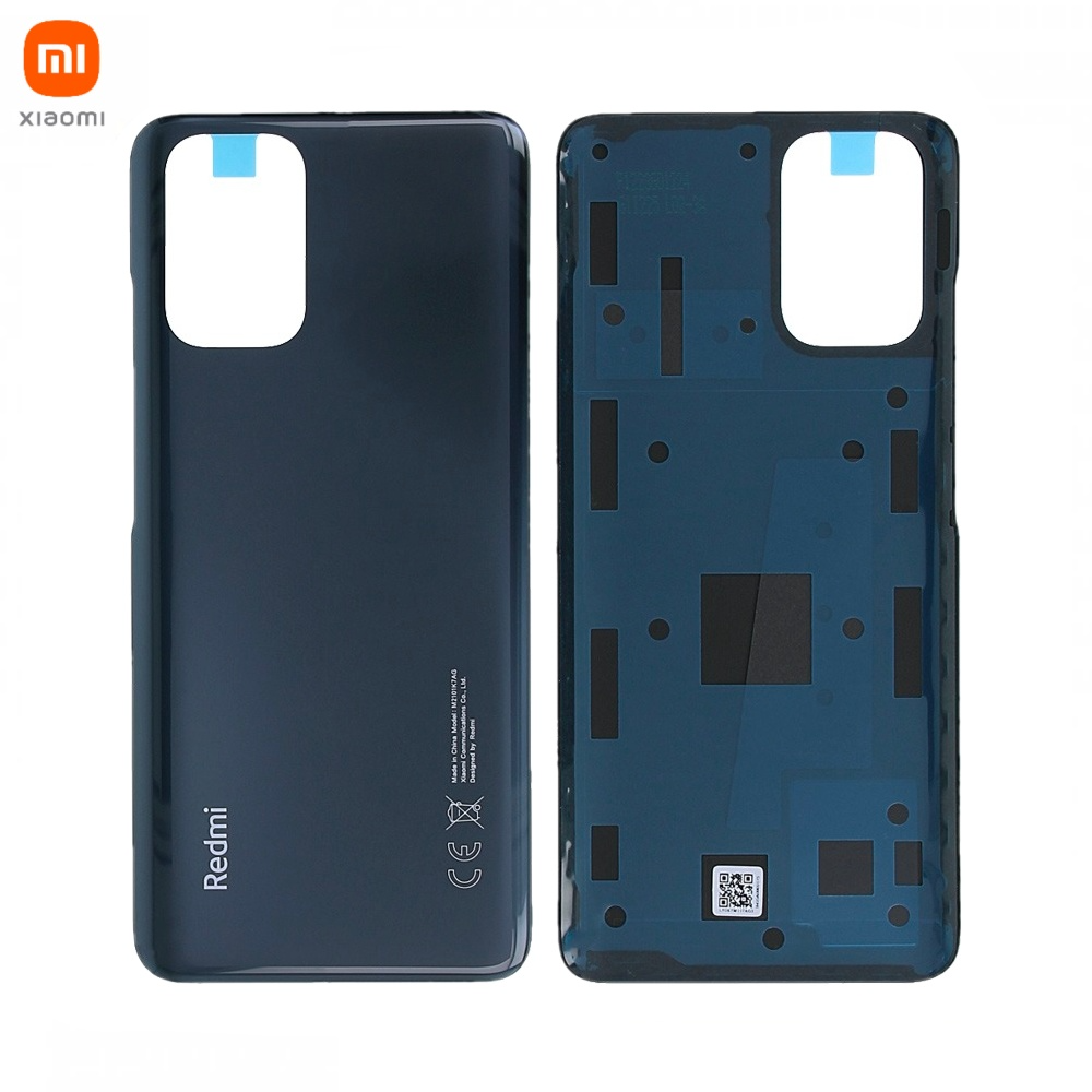 Vitre arrière Xiaomi Redmi Note 10 4G – Noir onyx gris – Original