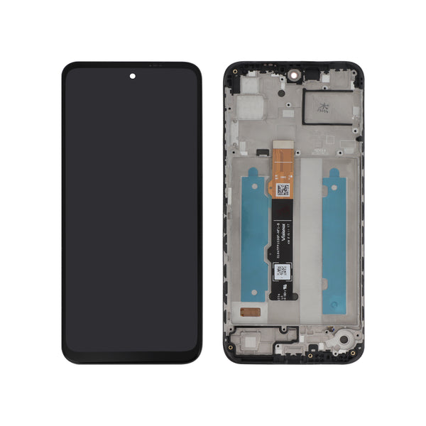 Écran complet Moto G31 – Noir – Compatible LCD (Incell) – avec châssis