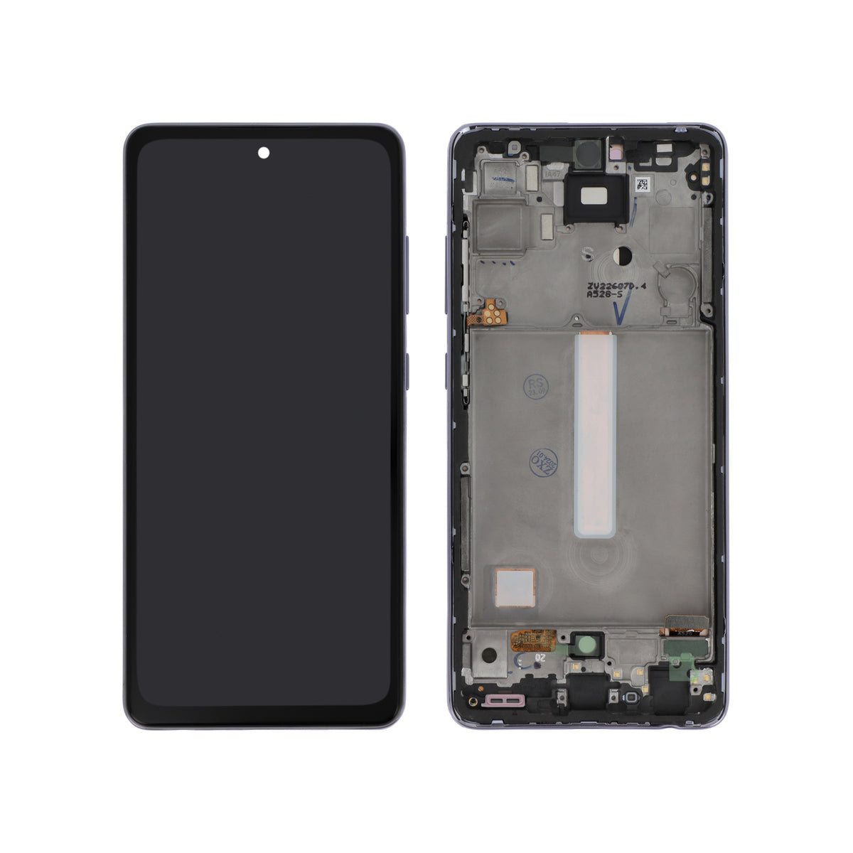 Écran complet Galaxy A52s – Violet – Compatible OLED