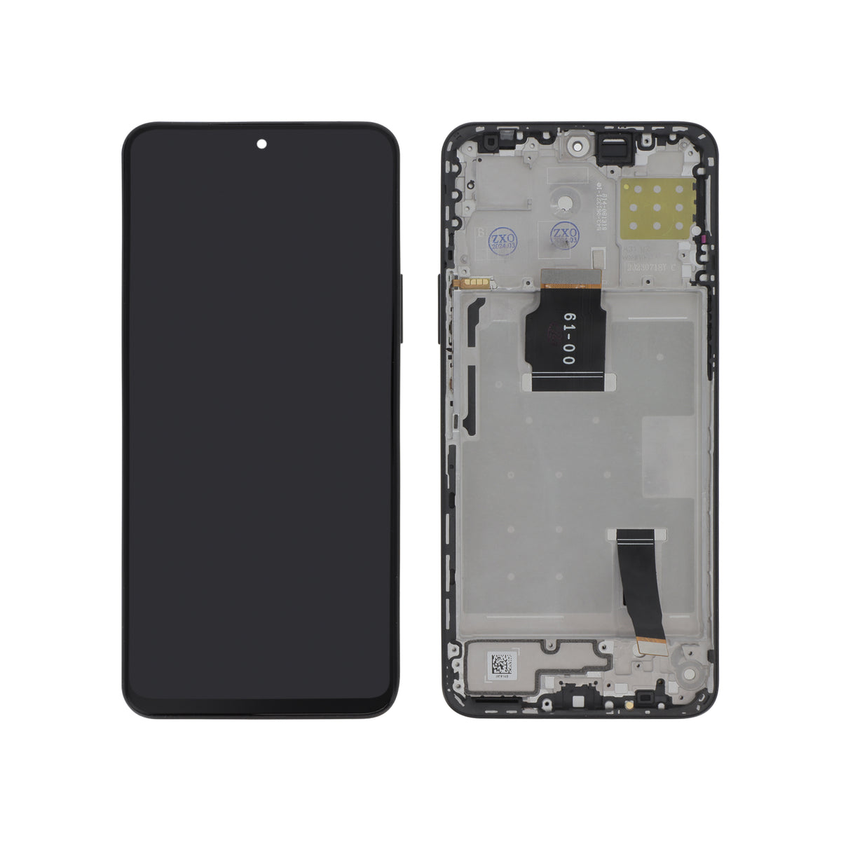 Écran complet Honor X8a – Noir – Compatible LCD – avec châssis