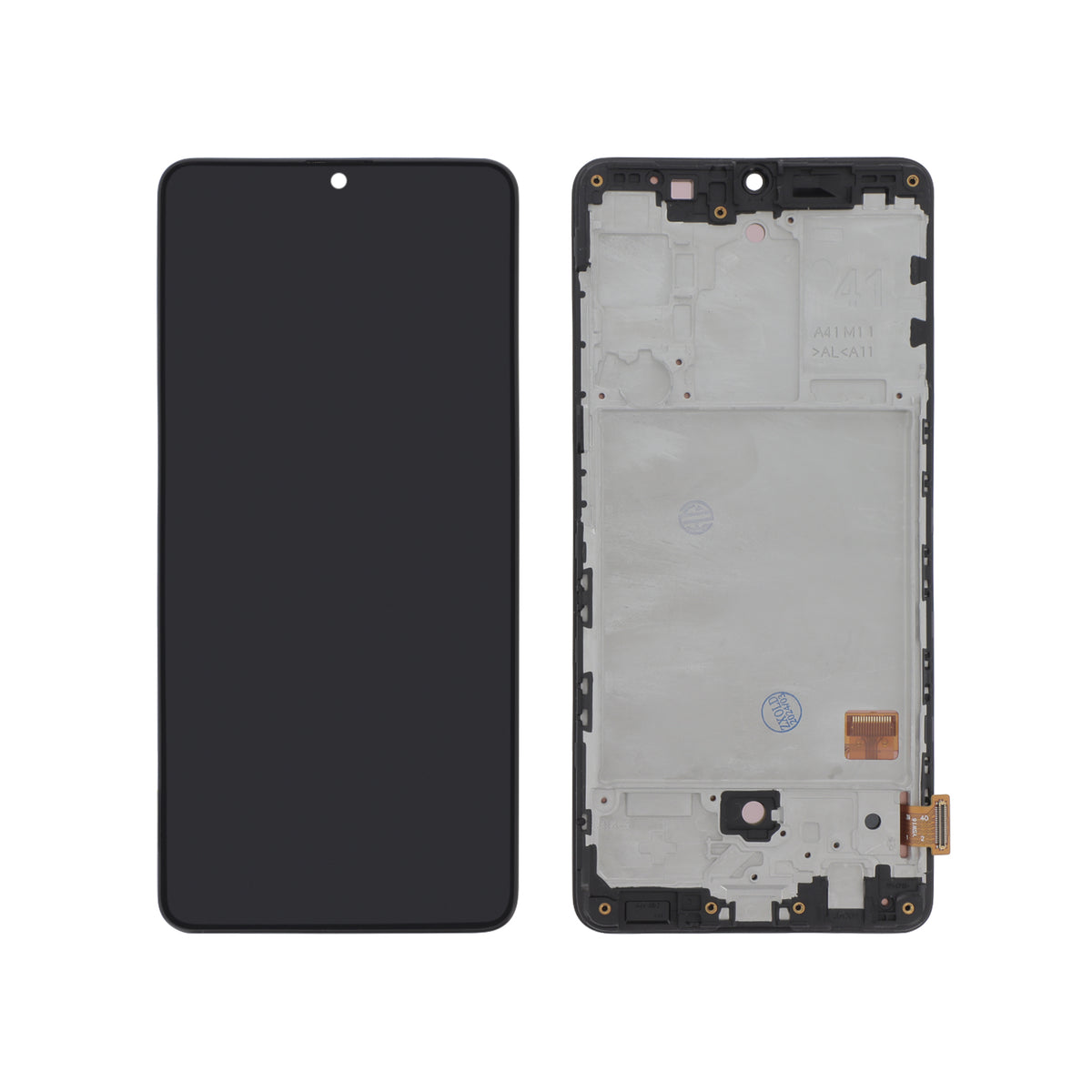 Écran complet Galaxy A41 – Compatible OLED – avec châssis