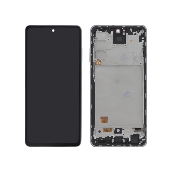 Écran complet Galaxy A72 – Noir – Compatible OLED – avec châssis