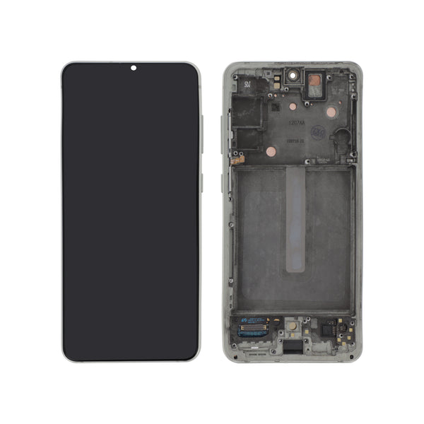 Écran complet Galaxy S21 FE – Olive – Qualité d'origine – avec châssis