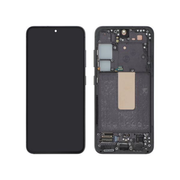 Écran complet Galaxy S23 – Noir – Qualité d'origine – avec châssis