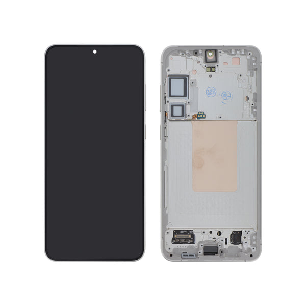 Écran complet Galaxy S24+ – Crème – Qualité d'origine – avec châssis