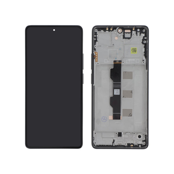 Écran complet Redmi Note 13 Pro 4G – Noir – Compatible LCD – avec châssis