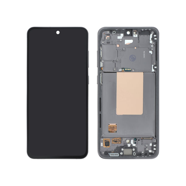 Écran complet Galaxy S24 FE – Noir – Qualité d'origine – avec châssis