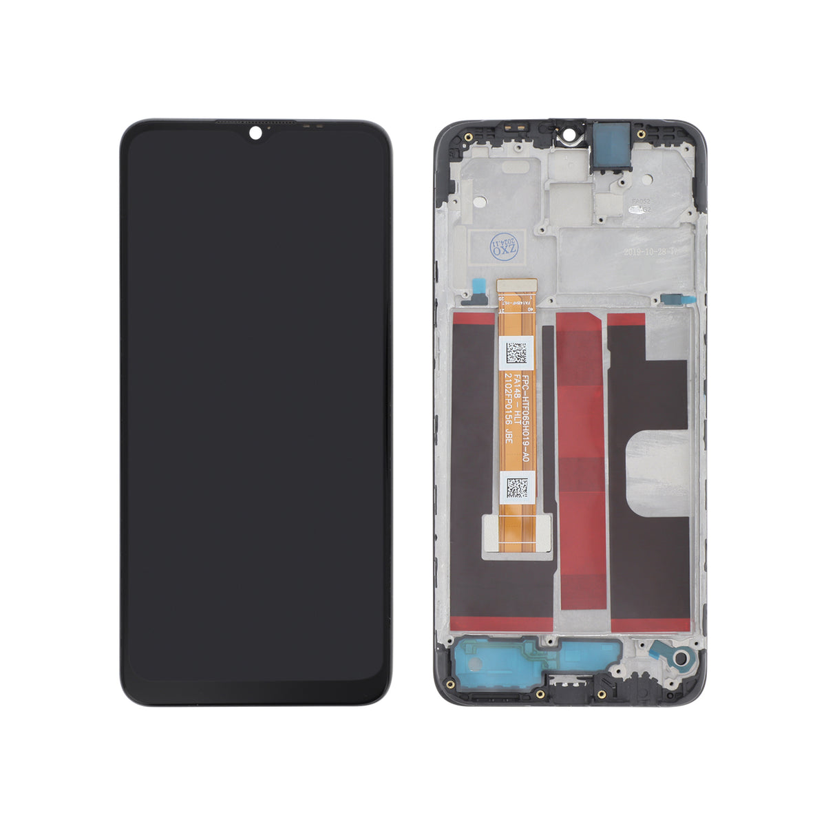 Écran complet Oppo A9 2020 – Qualité d'origine – avec châssis