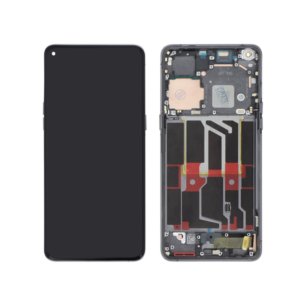 Écran complet Oppo Find X5 Pro – Noir – Qualité d'origine – avec châssis