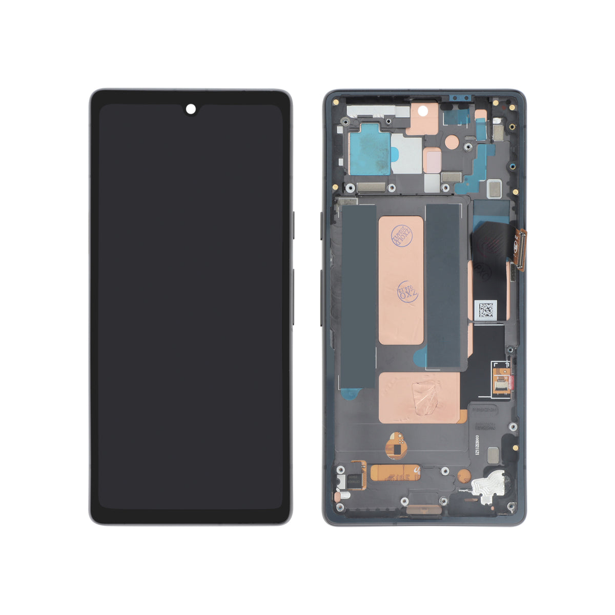 Écran complet Pixel 7a – Noir – Compatible OLED – avec châssis