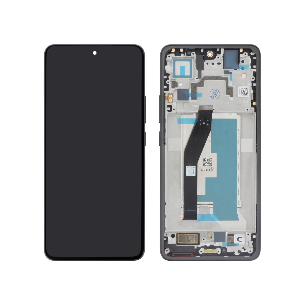 Écran complet Xiaomi 14T – Noir – Qualité d'origine – avec châssis