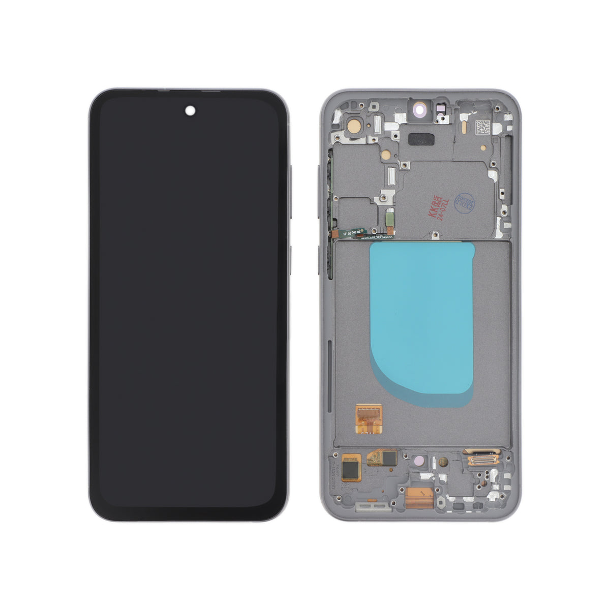 Écran complet Galaxy S23 FE – Graphite – Compatible OLED – avec châssis
