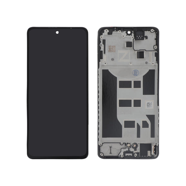 Écran complet Oppo Reno12 F – Noir – Qualité d'origine – avec châssis