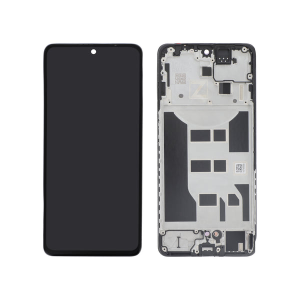 Écran complet Oppo Reno12 F – Noir – Compatible OLED – avec châssis