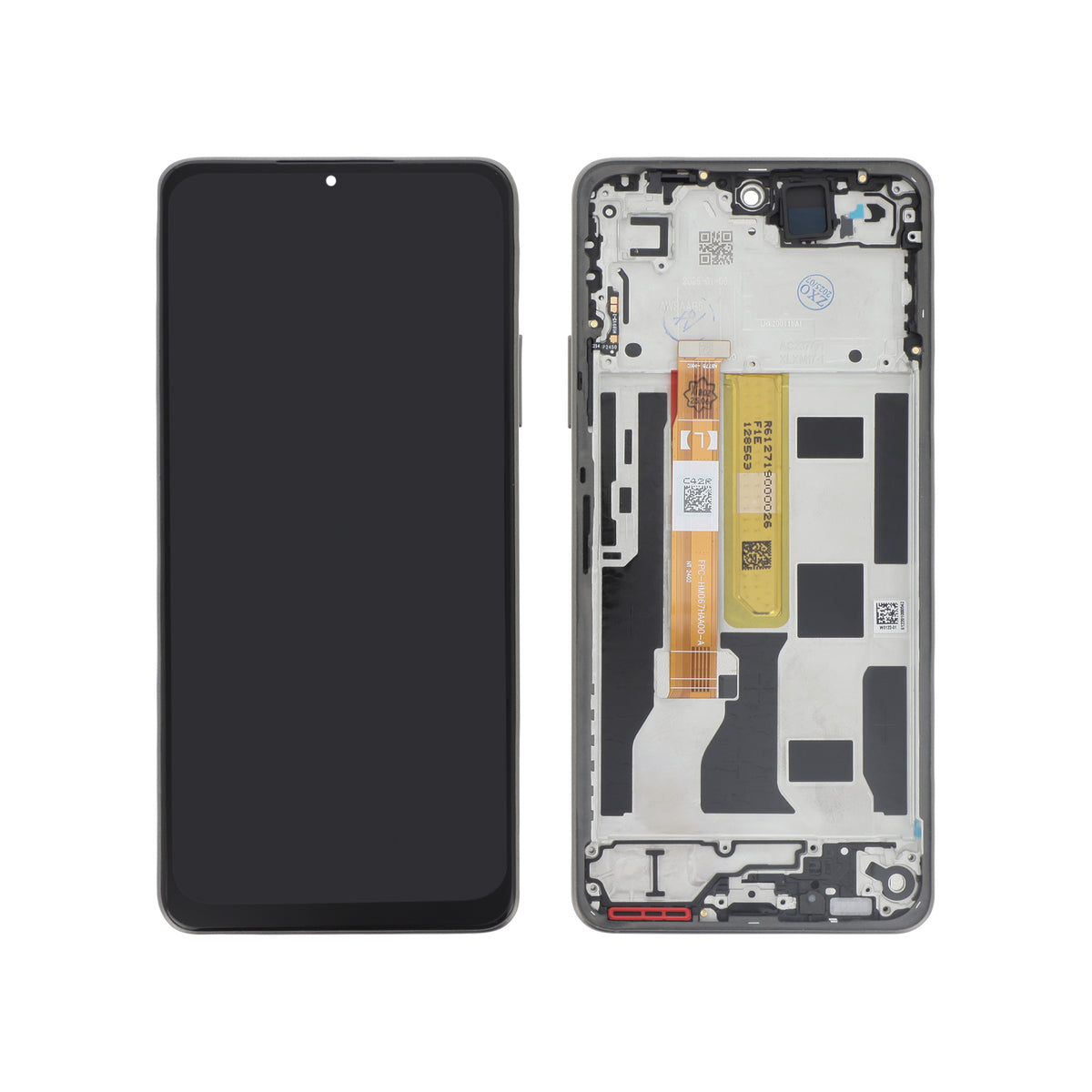 Écran complet Oppo A5 Pro 5G – Noir – Qualité d'origine – avec châssis