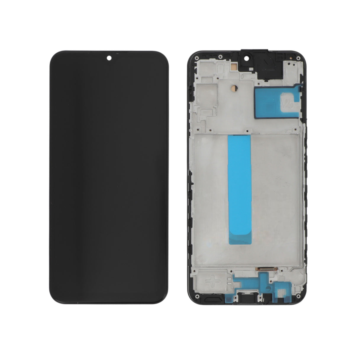 Écran complet Galaxy A25 – Compatible LCD (Incell) – avec châssis