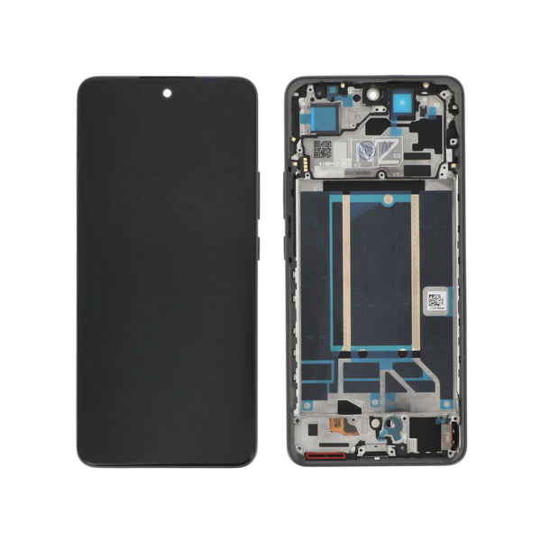 Écran complet Oppo Reno13 FS 5G / Reno13 F – Graphite – Qualité d'origine – avec châssis