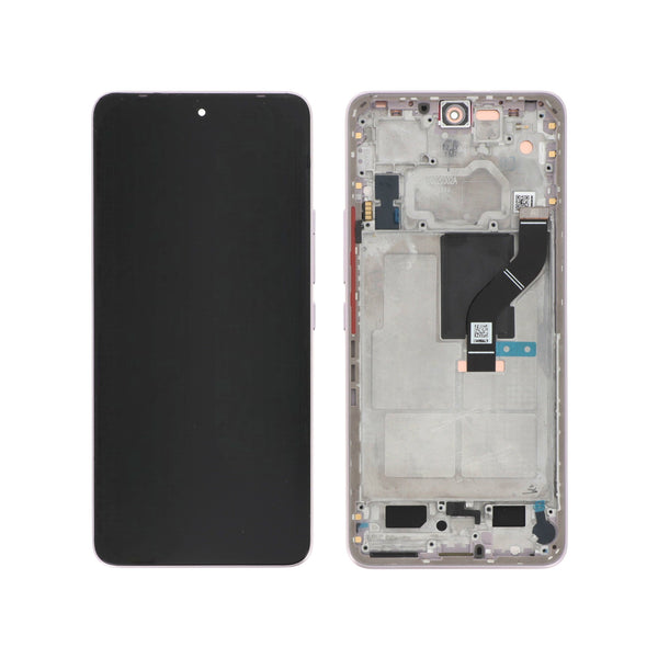 Écran complet Xiaomi 12 Lite – Rose – Qualité d'origine – avec châssis
