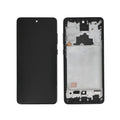 Écran complet Galaxy A72 – Noir – Compatible LCD (Incell) – avec châssis