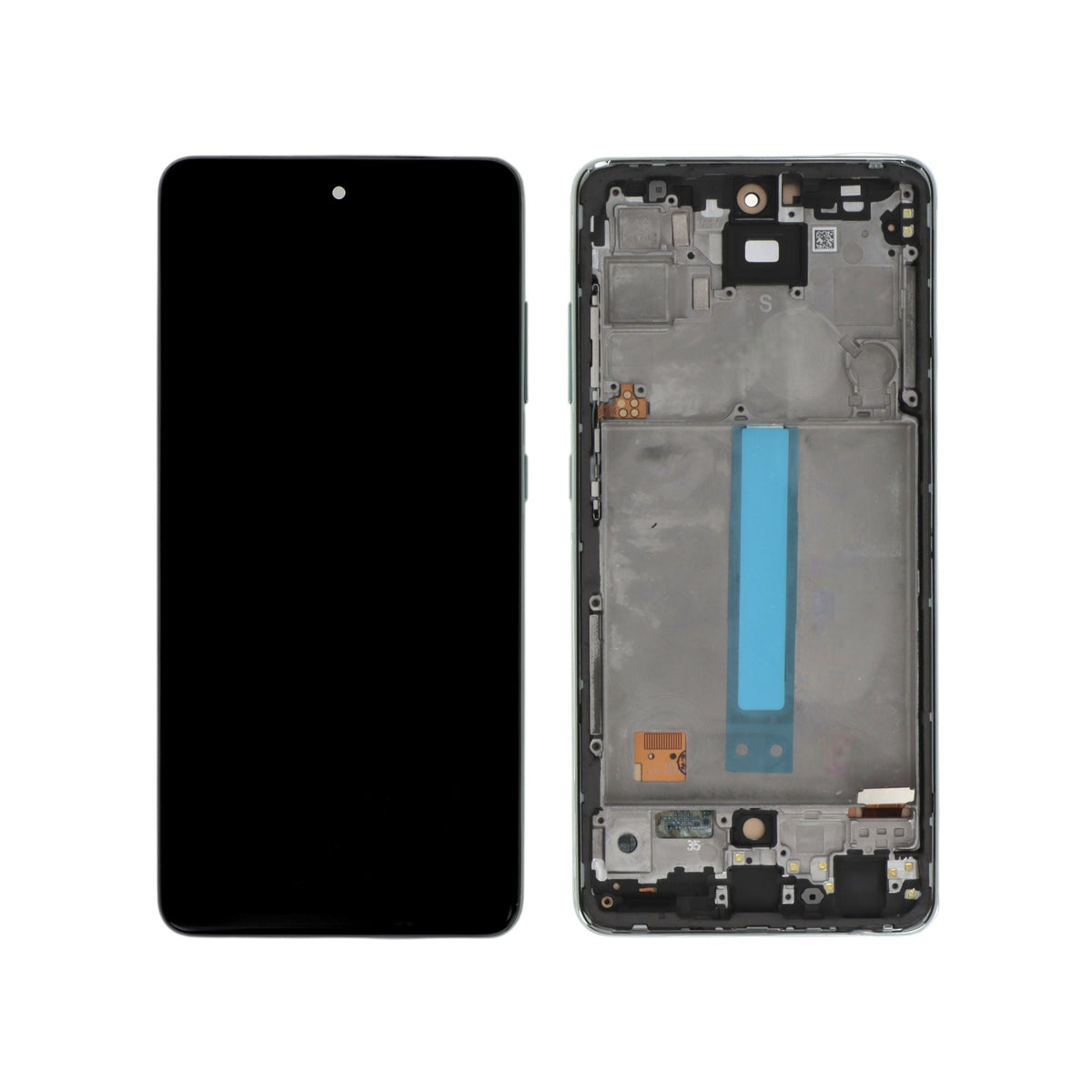Écran complet Galaxy A52s – Vert – Compatible LCD (Incell) – avec châssis
