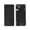 Écran complet Galaxy A71 – Compatible OLED – avec châssis