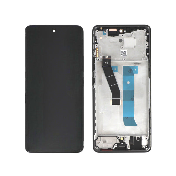 Écran complet Redmi Note 15 4G – Noir – Qualité d'origine – avec châssis