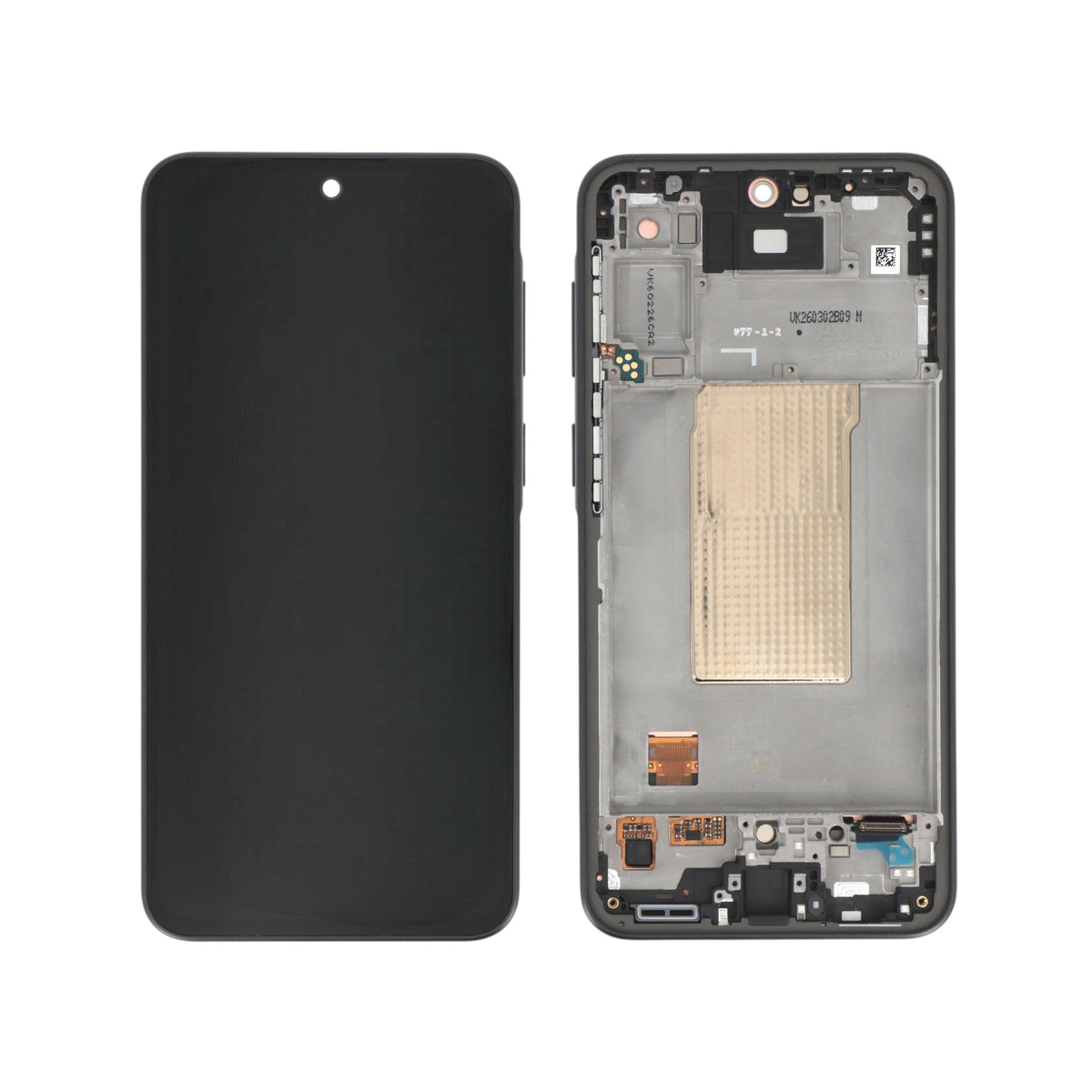 Écran complet Galaxy A37 – Noir – Qualité d'origine