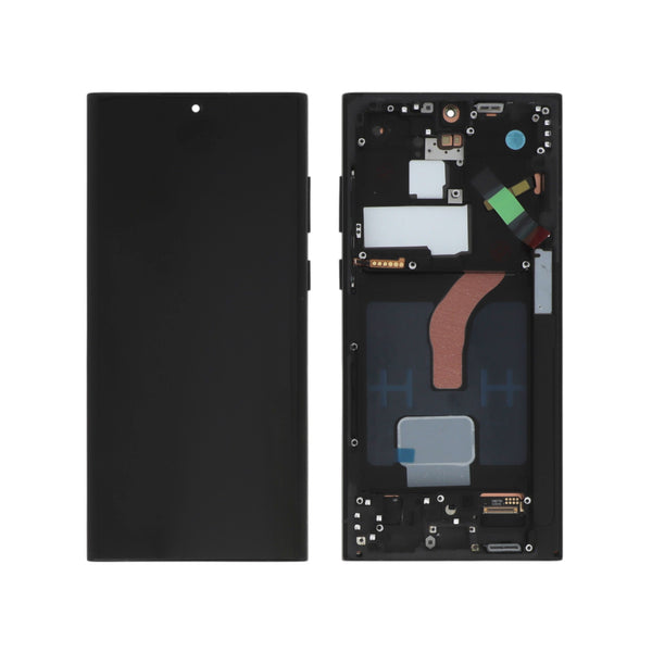 Écran complet Galaxy S22 Ultra – Gris – Compatible OLED