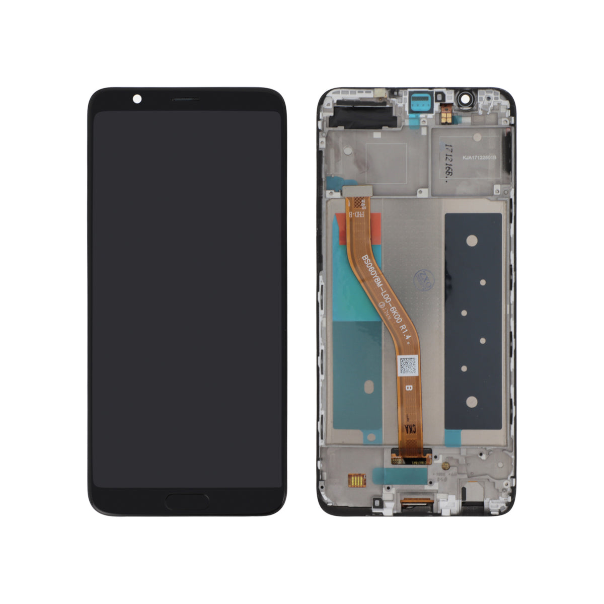 Écran complet Honor View 10 – Noir – Compatible LCD – avec châssis