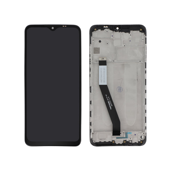Écran complet Redmi 9 – Compatible LCD – avec châssis