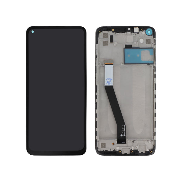 Écran complet Redmi Note 9 – Compatible LCD – avec châssis