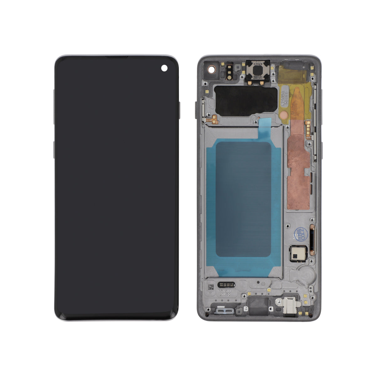 Écran complet Galaxy S10 – Noir – Qualité d'origine
