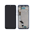 Écran complet Redmi Note 7 – Bleu – Compatible LCD – avec châssis