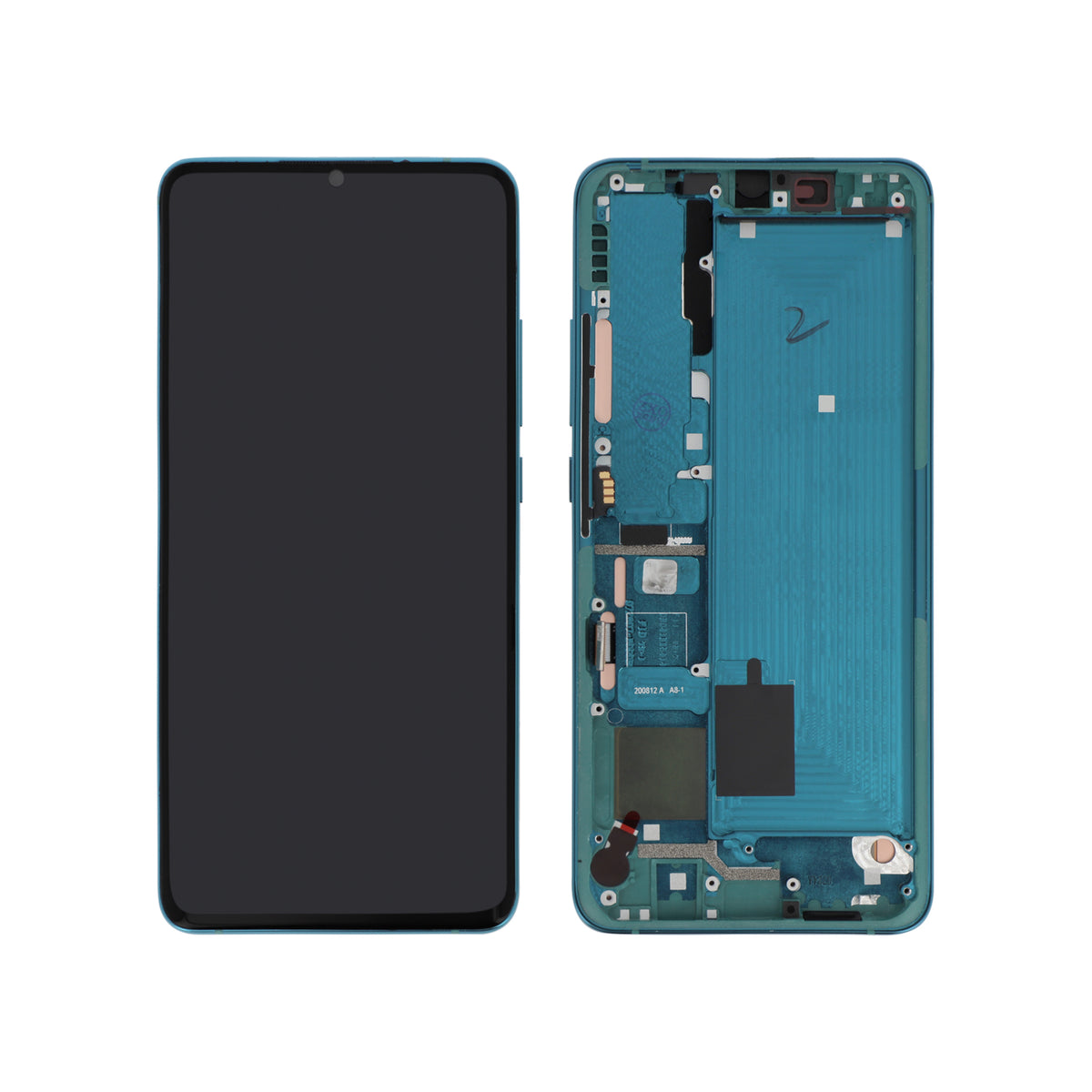 Écran complet Mi Note 10 Pro / Mi Note 10 – Vert – Compatible LCD