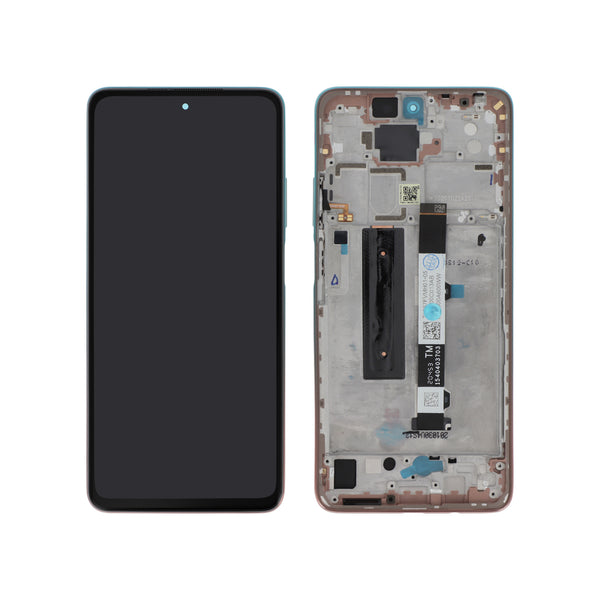 Écran complet Mi 10T Lite 5G – Or – Compatible LCD – avec châssis