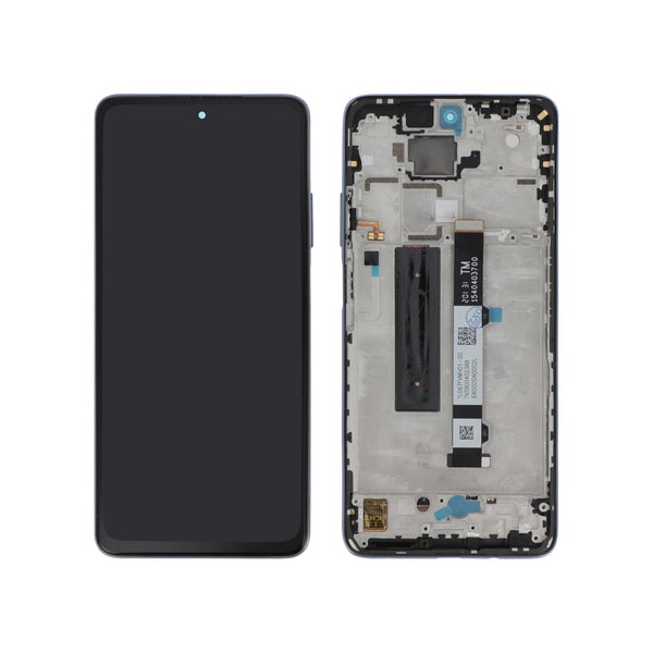 Écran complet Mi 10T Lite 5G – Gris – Compatible LCD – avec châssis