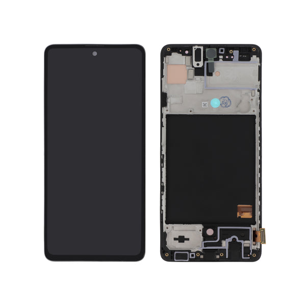 Écran complet Galaxy A51 – Compatible OLED – avec châssis