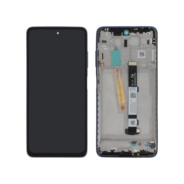 Écran complet Poco X3 Pro / Poco X3 NFC / Poco X3 – Bleu – Compatible LCD – avec châssis