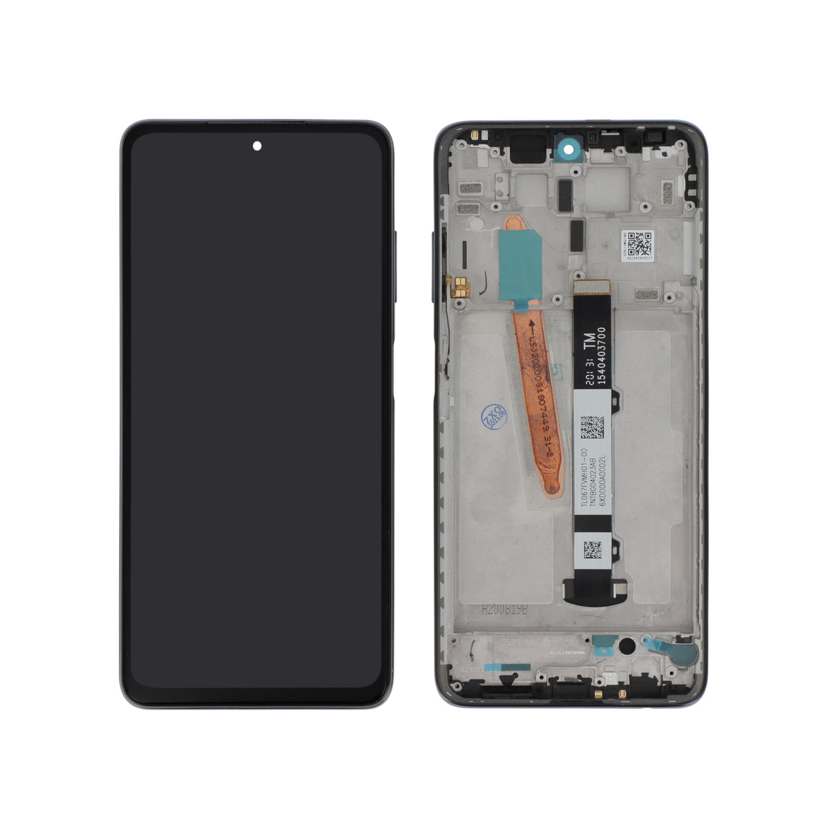 Écran complet Poco X3 Pro / Poco X3 NFC / Poco X3 – Gris – Compatible LCD – avec châssis