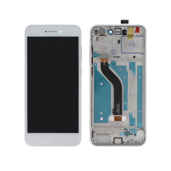 Écran complet huawei p8 lite 2017/honor 8 lite Honor 8 Lite – Blanc – Compatible LCD – avec châssis