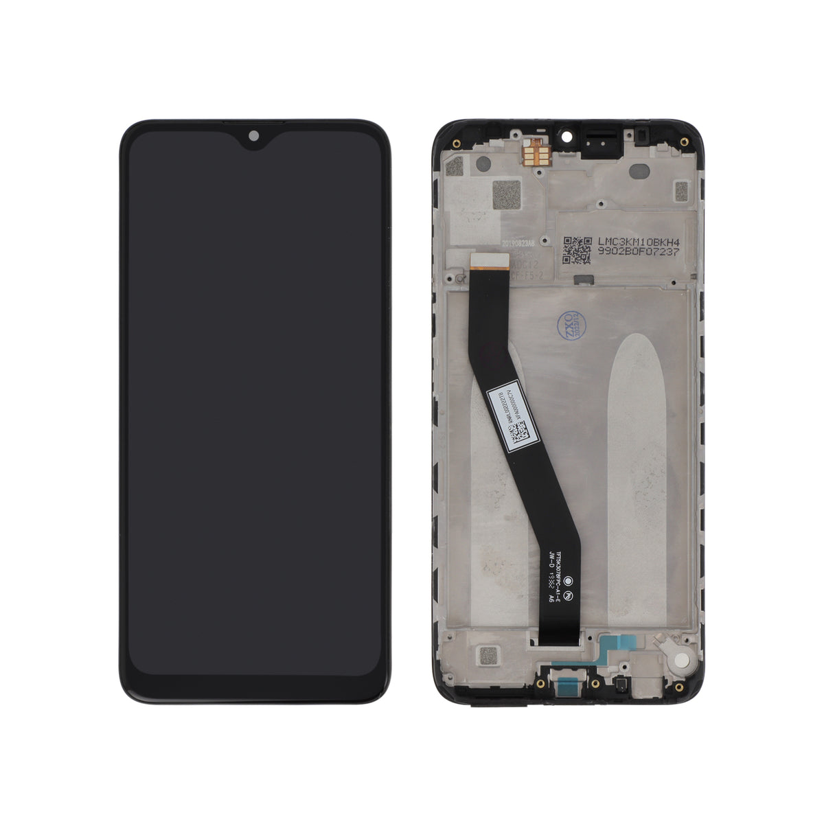 Écran complet Redmi 8A / Redmi 8 – Compatible LCD – avec châssis