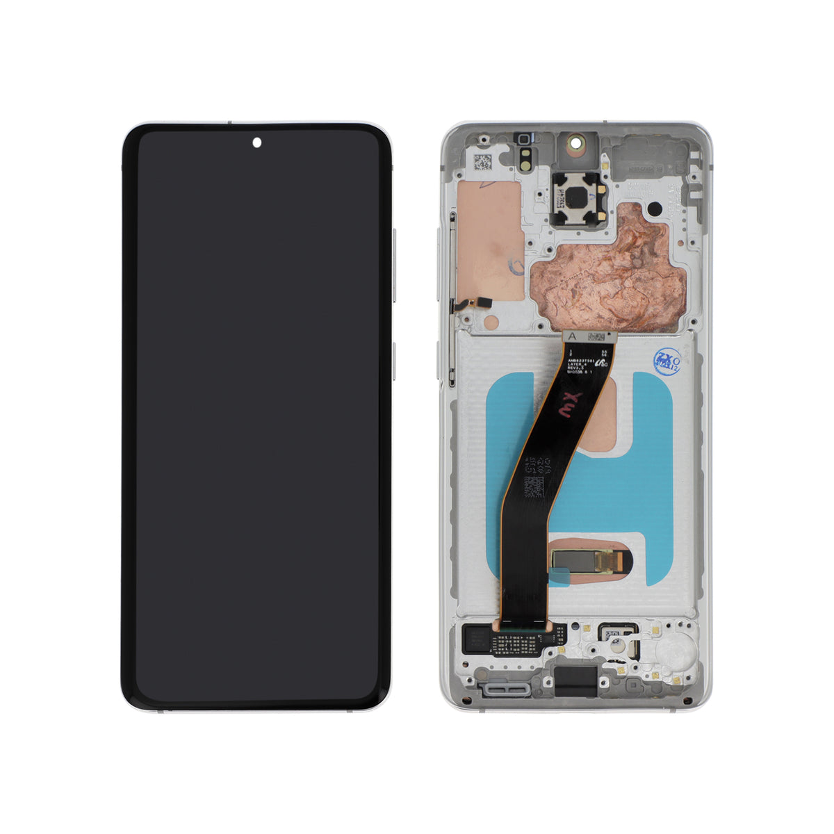 Écran complet Galaxy S20 – Blanc – Qualité d'origine